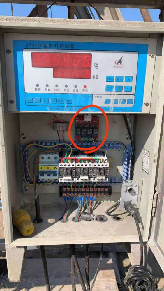 鑫中原xk3116型搅拌站配料机电脑箱 称重显示控制器主表带通讯协议