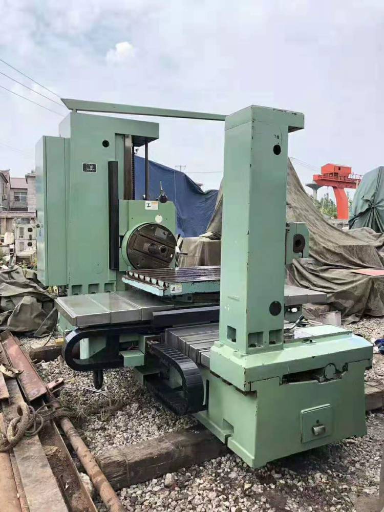 工厂转型赔本出售[中捷tpx6111b卧式铣镗床]二手卧式铣镗床带尾座