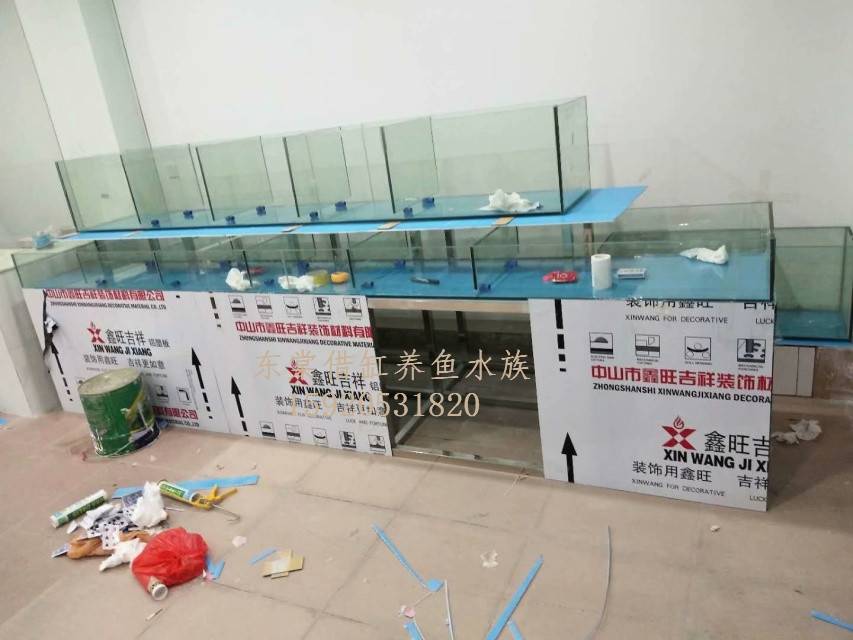 南海碧桂园海鲜池效果图，哪里定做淡水鱼池