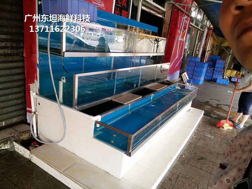 深圳安装海鲜池鱼缸-深圳玻璃鱼缸定做电话-深圳南山海鲜缸