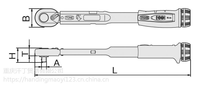 五金,工具 手动扳手 扭力扳手 日本tone前田工具t-m系列汽车行业专用