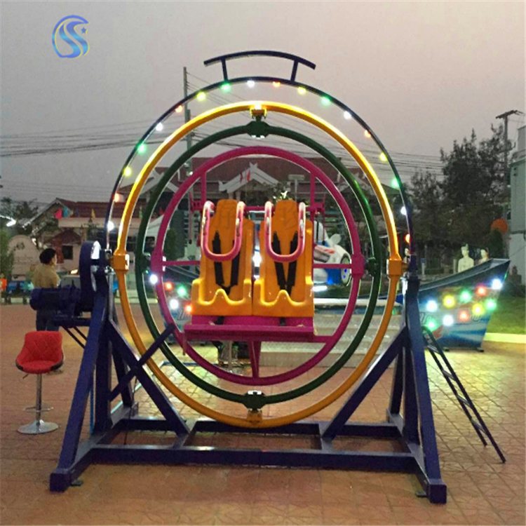 景区刺激游乐设备三维太空环6座价格_太空环游乐设施厂家