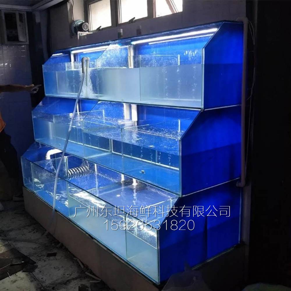 广州南石头海鲜池制作-海鲜缸增氧-广州菜市场海鲜缸