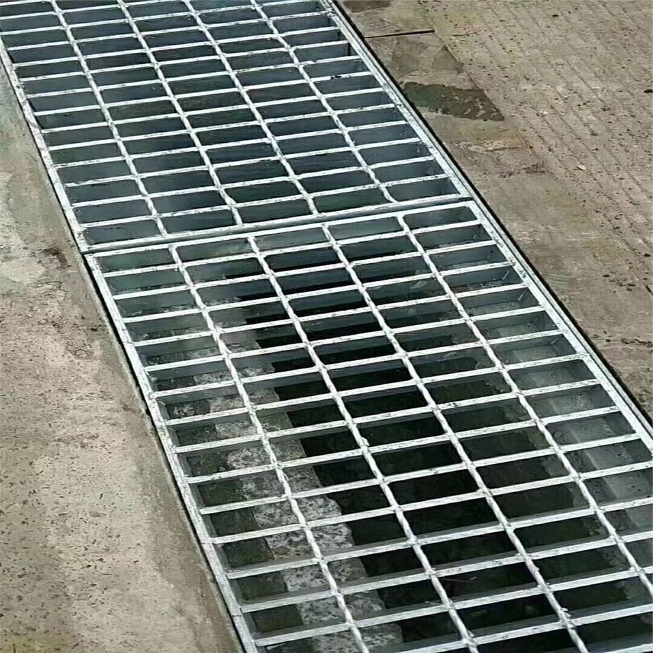 镀锌钢格板厂平台钢格板栅 楼梯踏步板水沟盖板不锈钢钢格板
