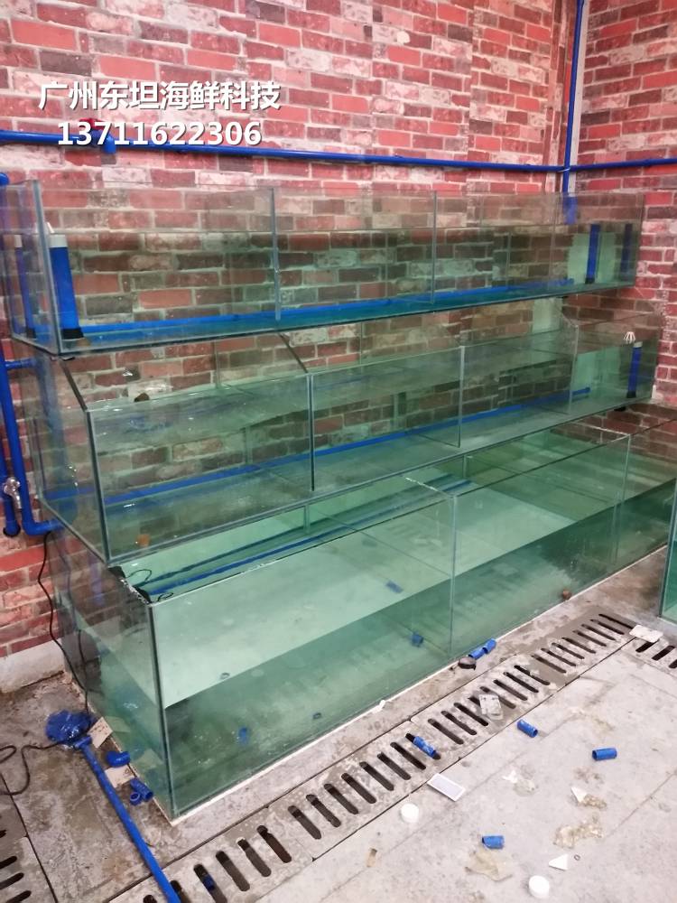 深圳哪里定做海鲜缸-深圳海鲜池-深圳海鲜玻璃鱼缸