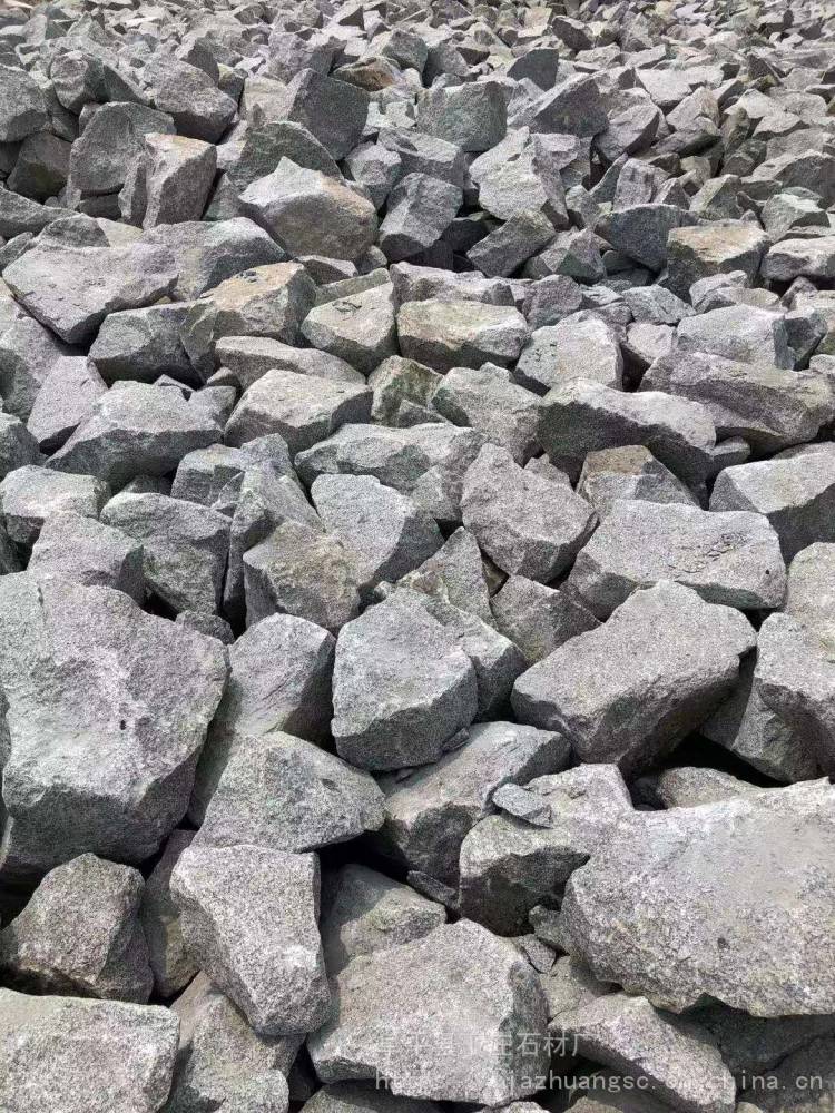 碎石片石毛石块石定制块石景观石石条石块地基石河坝护坡石