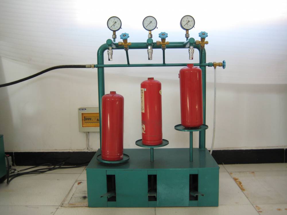 鸿源厂家 氮气灌装机 灭火器加压设备 干粉灌装机