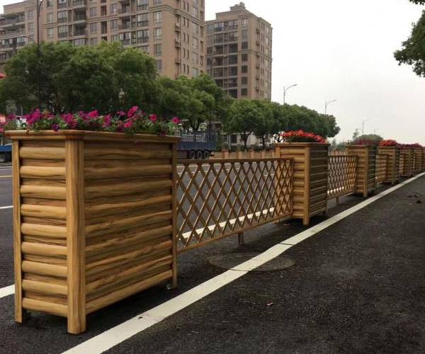 铝合金护栏围栏马路道路隔离带花箱景观工程批发