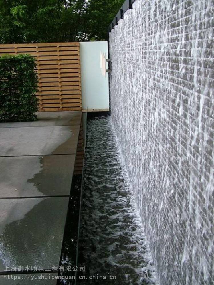 水幕墙 人工瀑布 造景流水 庭院水景墙