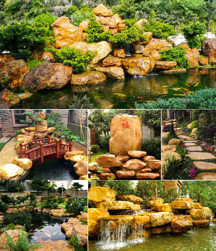 杭州精品黄蜡石 大型卵石奇石 驳岸石园林景观石造景