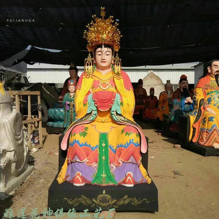 眼光娘娘治眼病口诀 眼光娘娘佛像 九莲圣母佛像 注