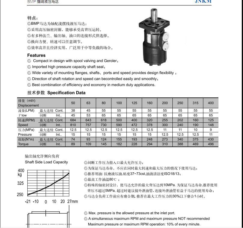 【摆线液压马达bm1-200/bmp-200/omp-200/smp-200系列高转速马达】