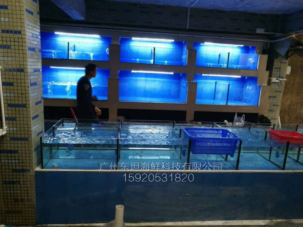 江夏海鲜鱼池价格-塑料海鲜池-广州三层海鲜玻璃鱼池