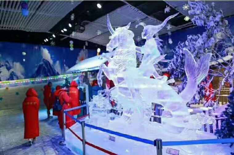 【滁州户外冰雕展览 出租 高端冰雕制作公司】图片