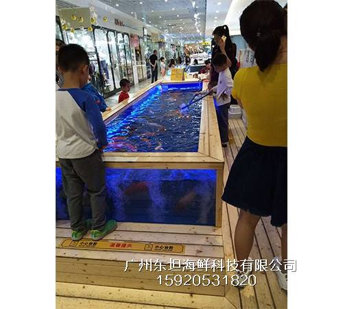 广州天平架海鲜池安装费用-海鲜鱼池防漏水-广州海鲜烧烤店定做鱼池