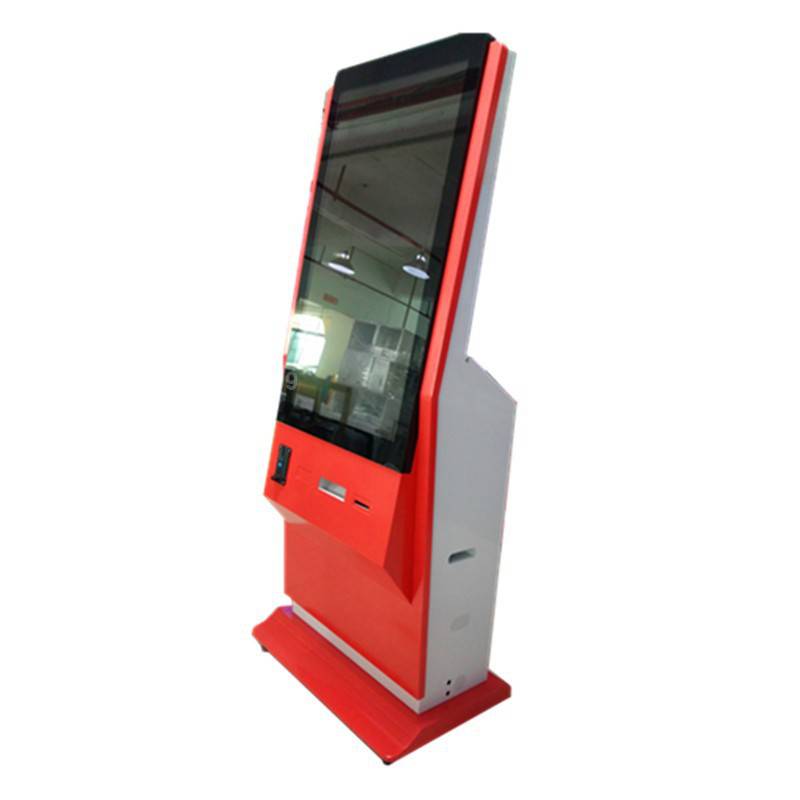 深圳易创 43寸商场扫描二维码吸粉自助微信照片打印机立式广告机