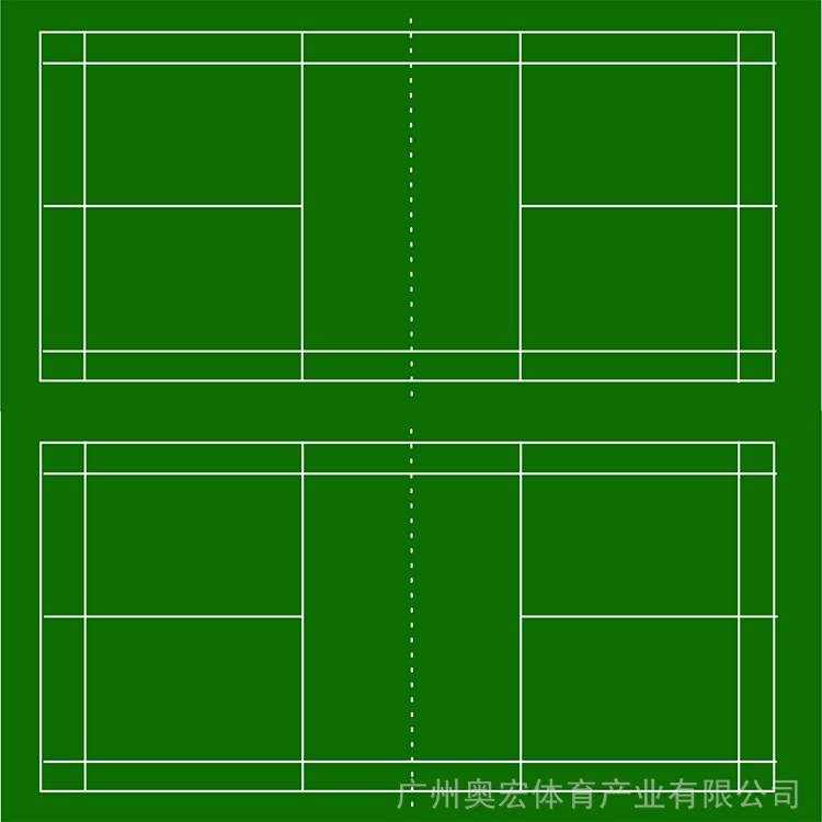 标准化塑胶羽毛球场造价