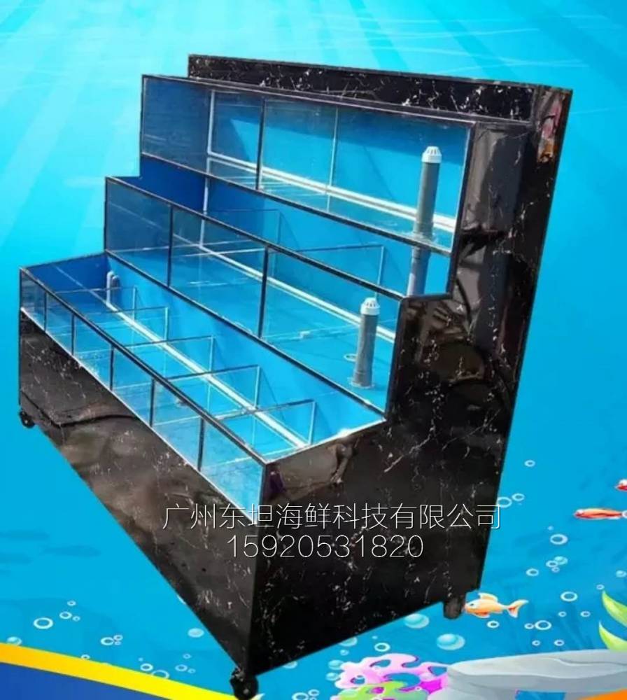 ***海鲜池制冷机-广东海鲜池定做公司-广州海鲜暂养池观光池
