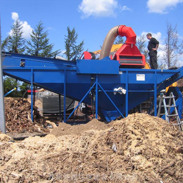 建筑垃圾分类机器 5吨垃圾筛分设备 建筑废料分拣设备 仲程