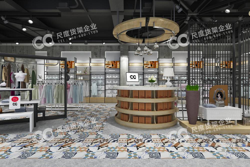 广州名创优品货架厂家供应商百货店货架展厅 尺度展示道具