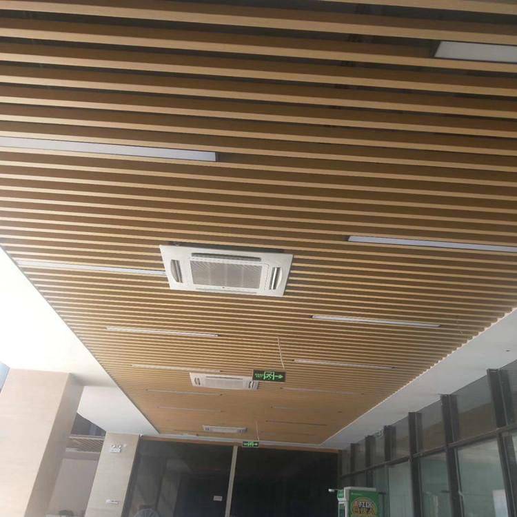 走廊吊顶铝方通吊顶 美观装饰安装铝方通生产厂家 军辉建材