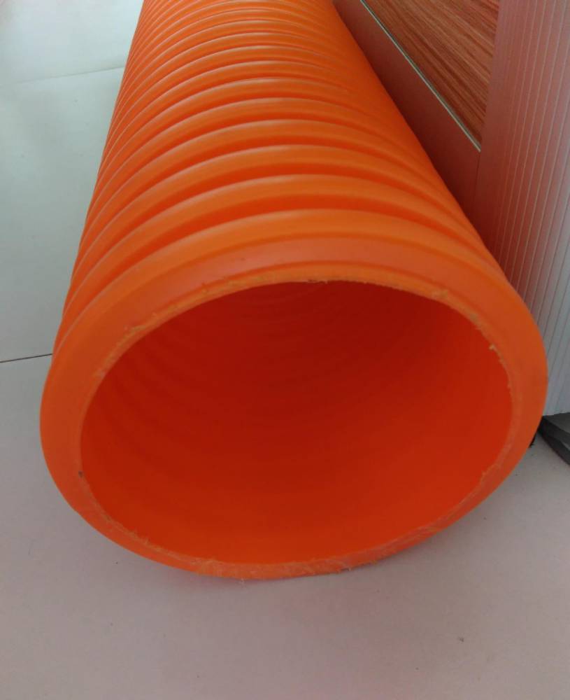 北京平谷专业生产mpp双壁波纹管厂家橘黄色波纹管