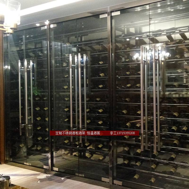 澳门不锈钢展示柜展架货架 红酒柜定制 批发厂家
