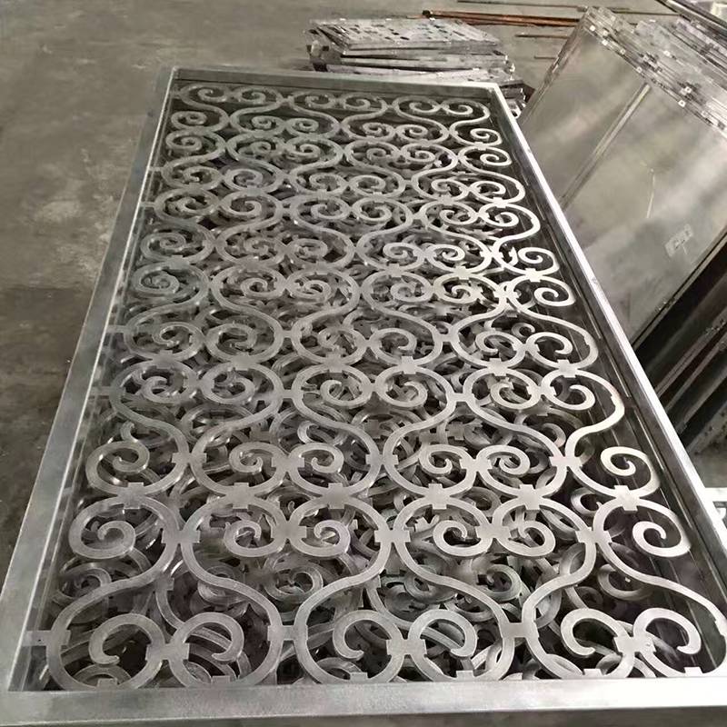 雕刻穿孔造型铝板定做铝屏风铝单板建筑造型铝板