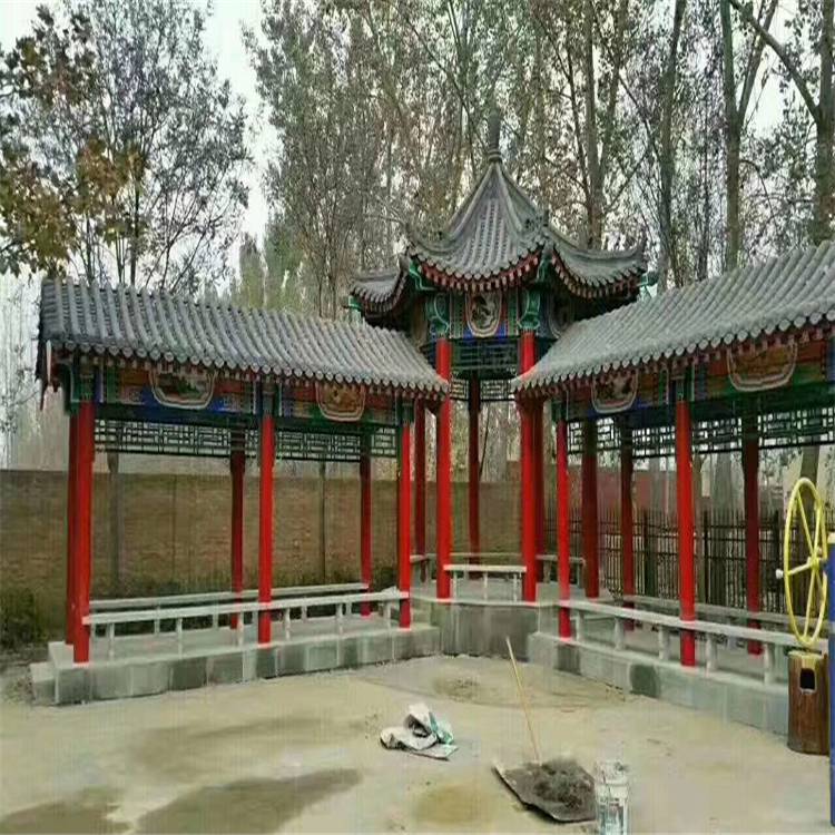 古建筑游廊 石雕长廊 仿古水泥长廊 石雕长廊限时促销
