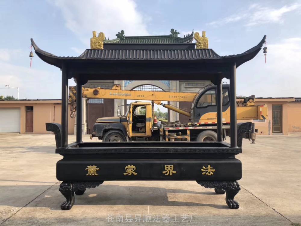 湖南郴州铸铜大香炉 寺庙铸铜香炉 寺院大香炉