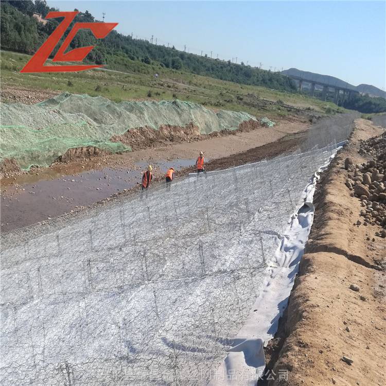 卓昌驳岸护坡等水利用分体式单隔板雷诺护垫_热镀锌丝五绞雷诺护垫