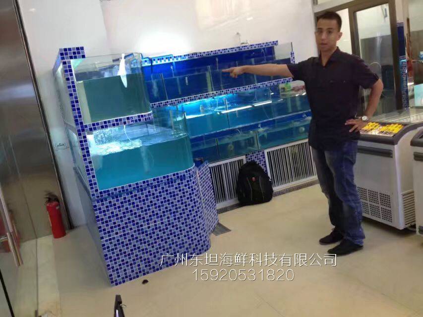 增城朱村海鲜鱼池制作-海鲜池摆放-广州土建海鲜鱼池做防水
