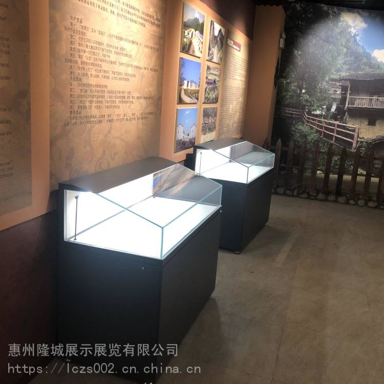 【玻璃藏品柜展示架博物馆展柜立式古玩古董展示柜文物收藏柜陈列柜】