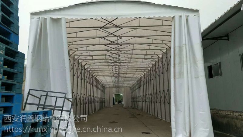 防尘棚移动喷漆帐篷仓储推拉帐篷推拉篷伸缩大棚夜宵排挡雨棚活动仓库