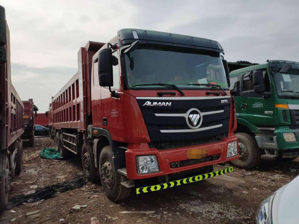 欧曼前四后八自卸车,国五四桥自卸车,二手前四后八自卸车,二手国五