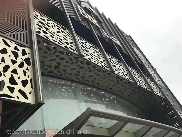 厂家定制 镂空外墙雕刻铝单板形象墙