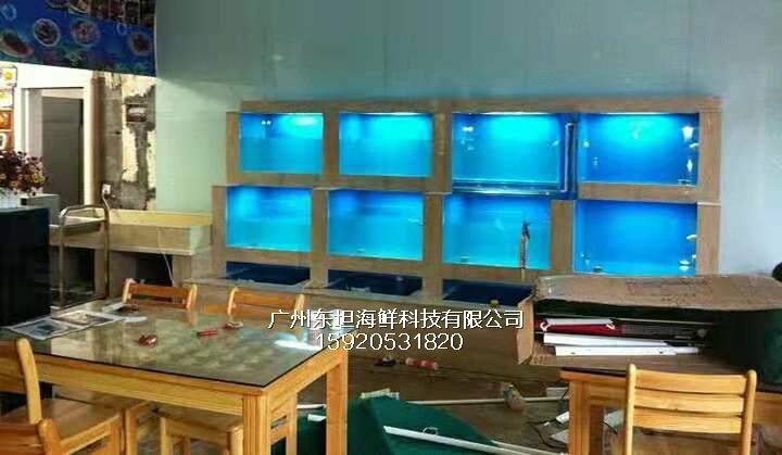 广州昌岗海鲜鱼池设计图-海鲜池过滤-广州土建海鲜鱼池做防水