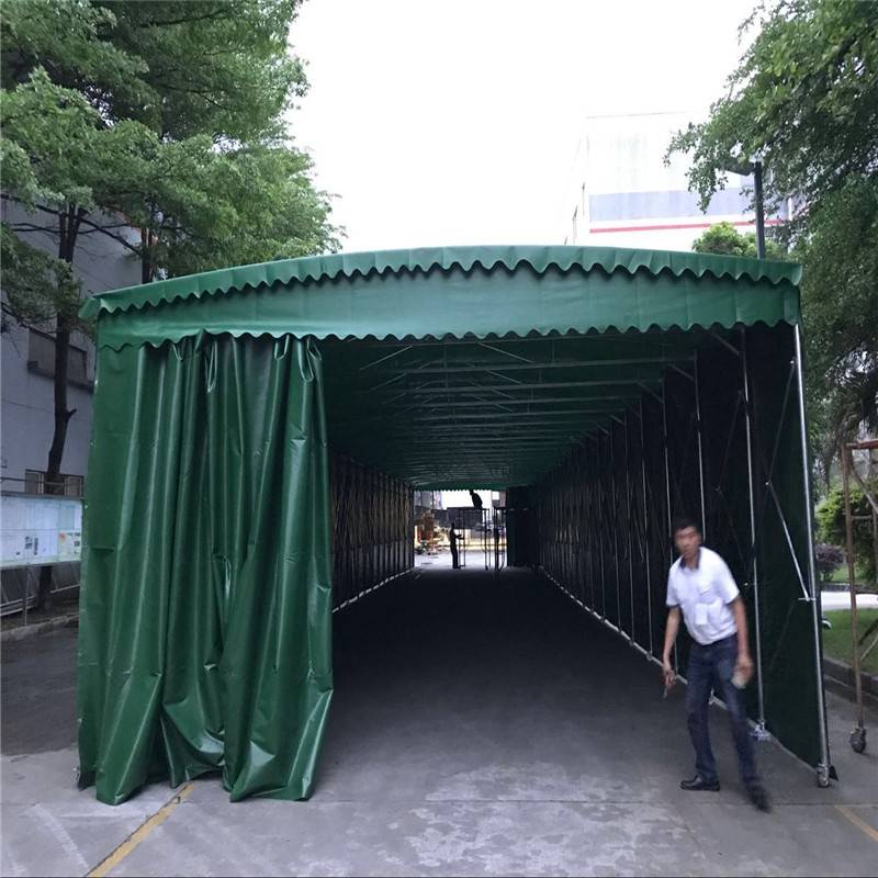 福建三明移动推拉棚活动蓬大排档雨棚临时隔离帐篷