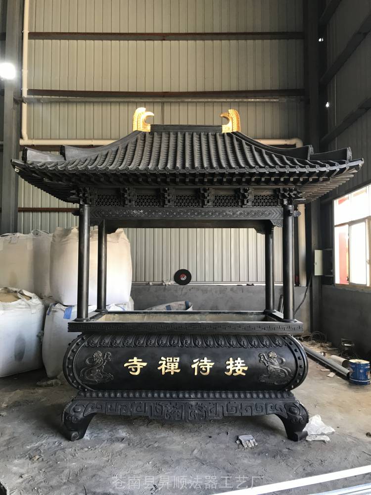 湖南郴州铸铜大香炉 寺庙铸铜香炉 寺院大香炉