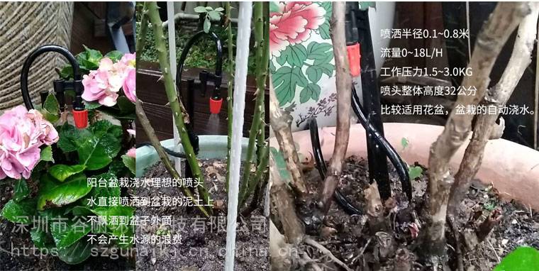 淮北盆栽浇水系统喷头厂家销售花园浇花洒水器