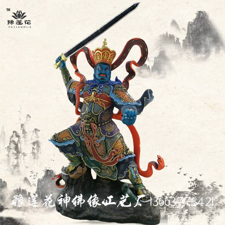 药师法门的护持者十二药叉雕塑十二金刚塑像日月菩萨雕塑