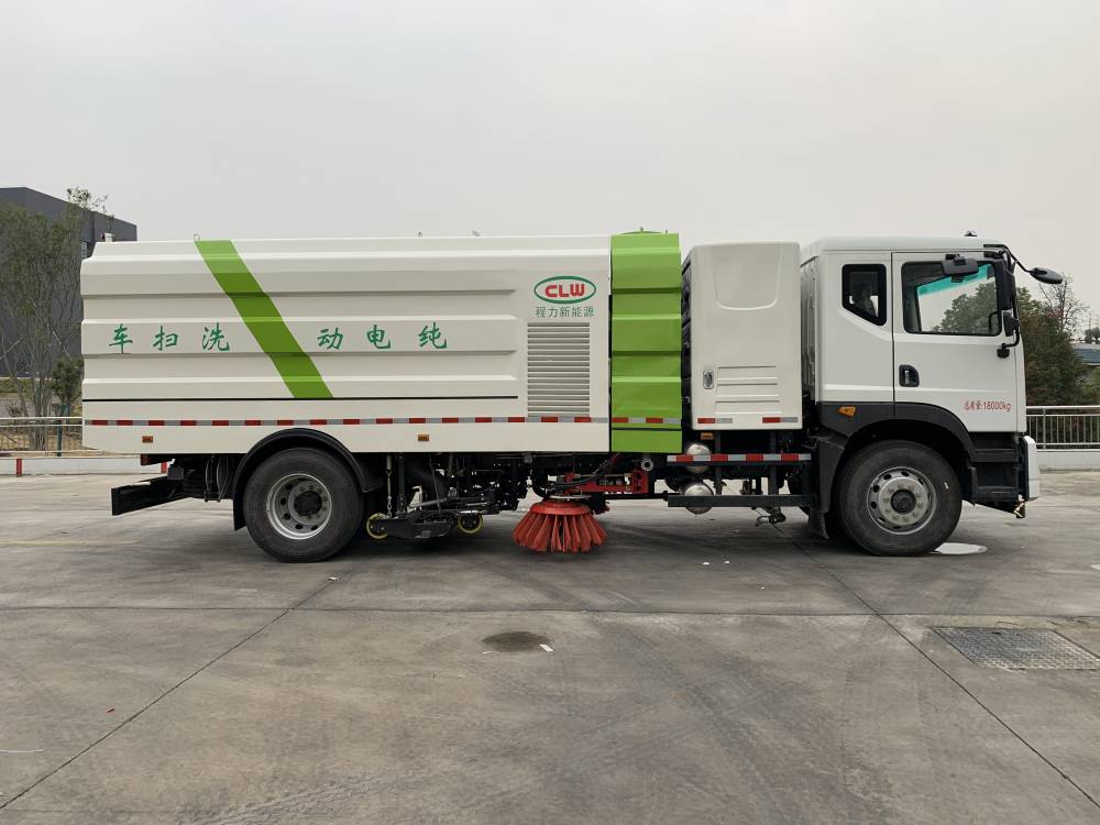 程力牌cl5180txsbev型纯电动洗扫车