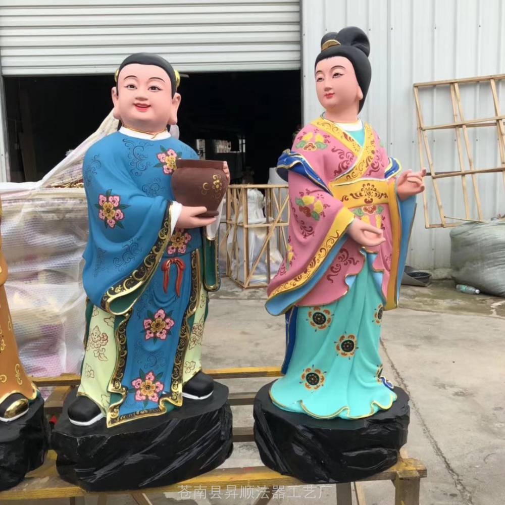 玻璃钢道教神像 全真七子神像 塑钢道教神像定做厂家