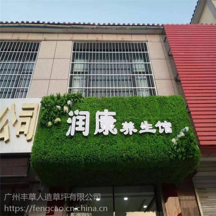 厂家直销仿真植物草皮墙绿植墙装饰屋顶外墙门头壁挂塑料假草皮