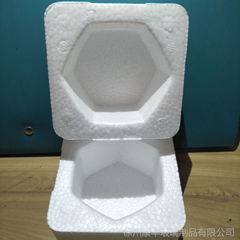 订做六棱玻璃瓶组合泡沫盒包装红酒瓶包装箱蜂成都市天天佳食品添加剂经营部图片