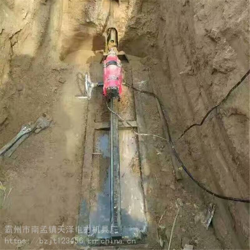 水钻过路机价格 小型液压顶管机 小型公路钻孔机
