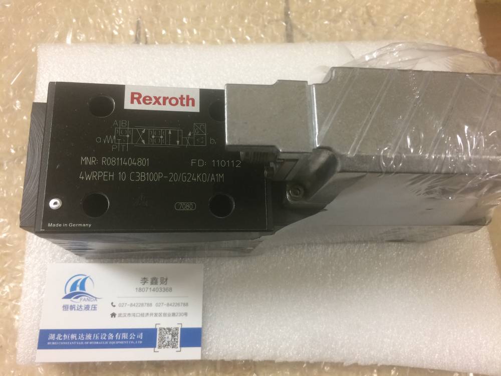 液压控制阀4WRTE32E600L-4X/6EG24K31/A1M