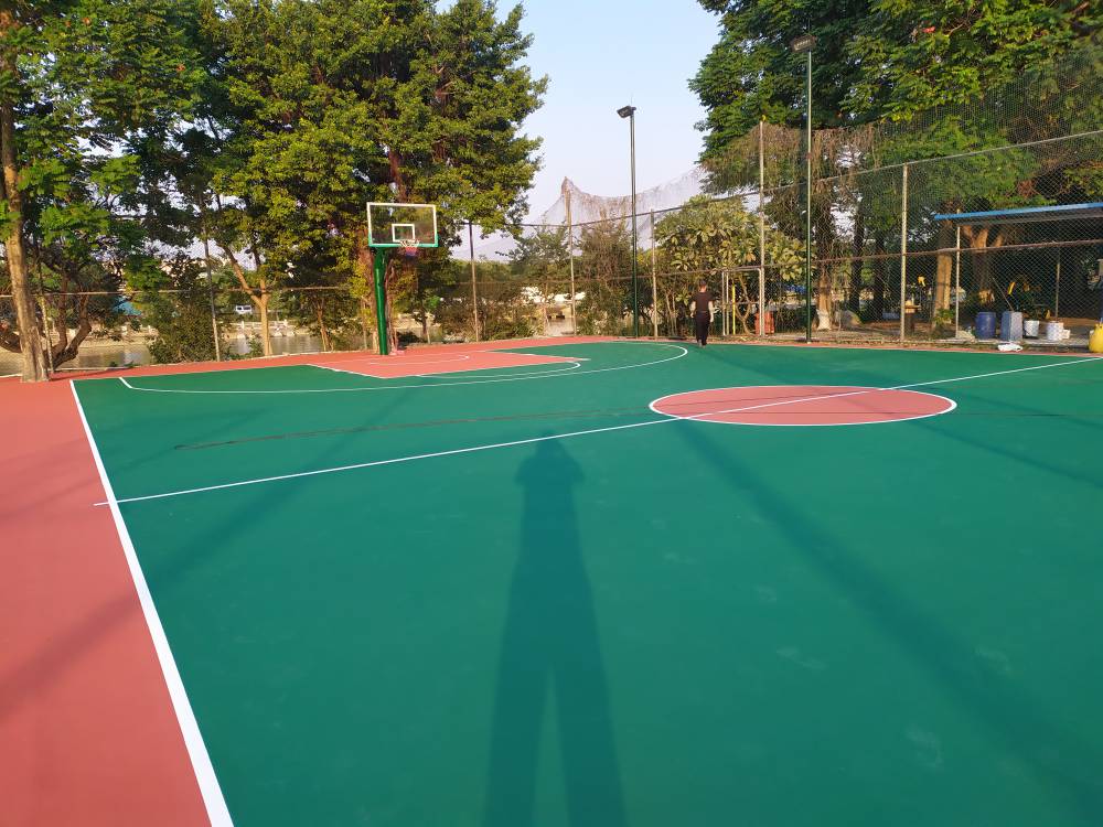 硅pu篮球场施工建设标准方法和流程