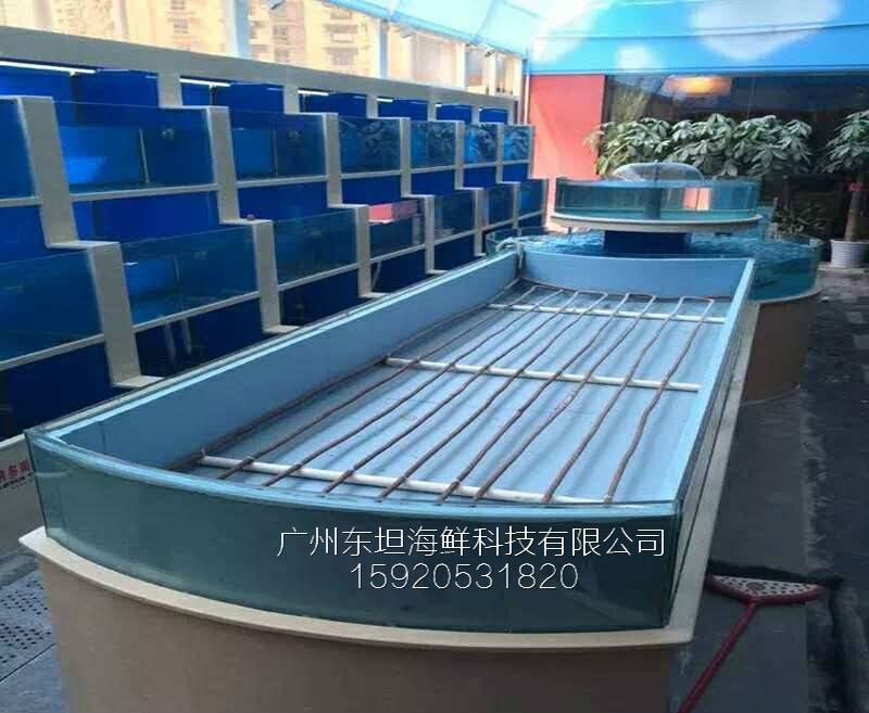 广州路海鲜池效果图-海鲜池配置-广州土建海鲜鱼池做防水