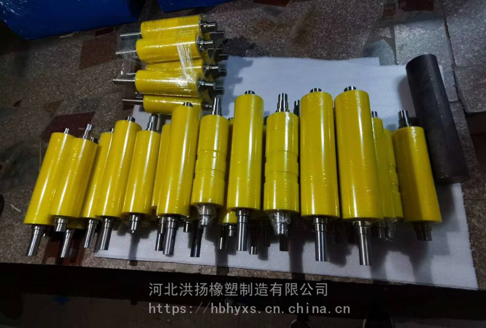 河北聚氨酯胶辊厂家聚氨酯包胶辊定制耐磨聚氨酯包胶辊筒可定制